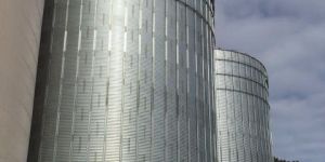 Moinho Motrisa - Base dos Silos Metálicos
